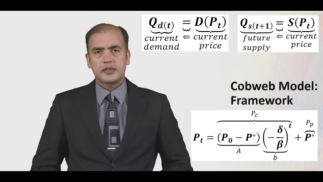 Cobweb Model: The Framework (using First Order Difference Equations)