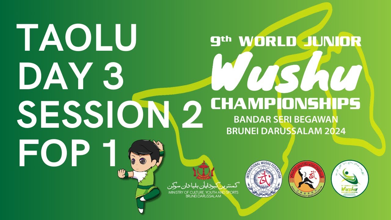 9th World Junior Wushu Championships Day 3 - FOP1 Taolu Afternoon Session