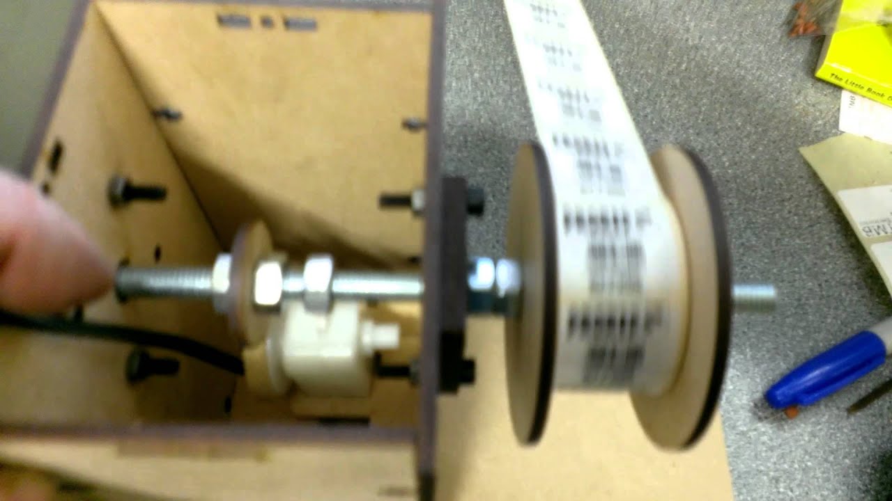 Label Winder / spooler first prototype