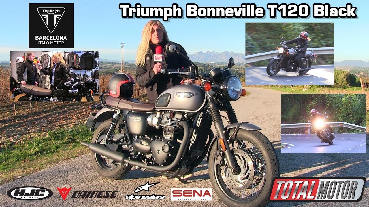 Triumph Bonneville T120 Black  | Prueba / Test / Review en español | Total Motor TV