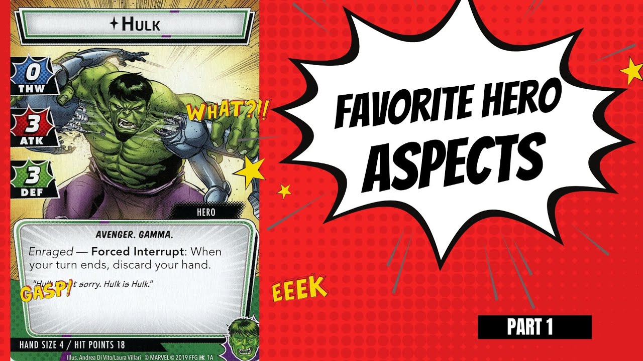 Favorite Aspect for Each Hero in Marvel Champions Part 1