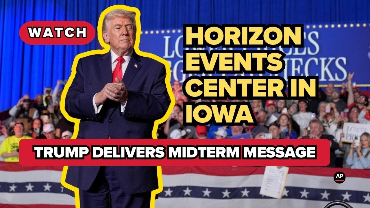 Trump speaks in Iowa at Clive event