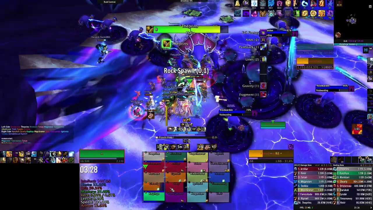 Reclear-Silvermoon Dimensius Mythic Kill - Holy Priest PoV