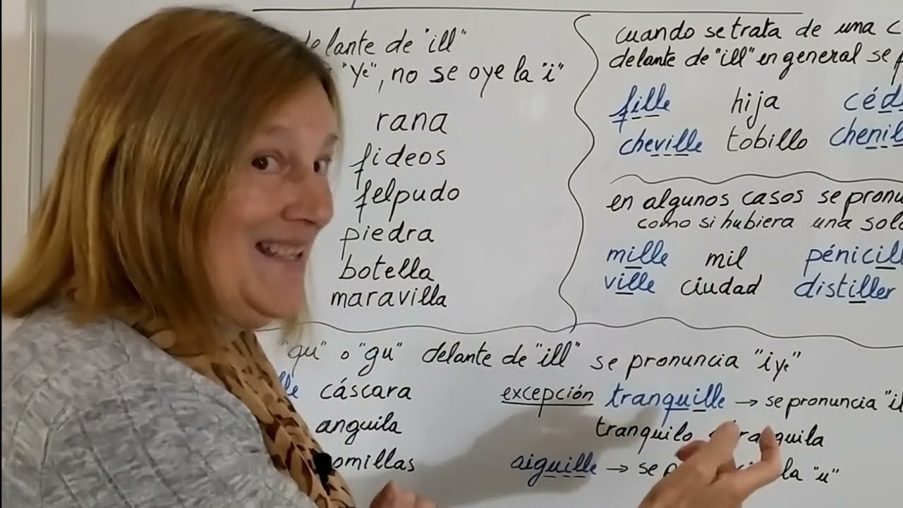 Como se pronuncian palabras con ''ill'' en franc&eacute;s: grenouille, bouteille, p&eacute;nicilline,..