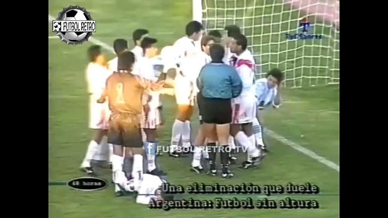 Argentina 1 - Per&uacute; 2 - Cuartos de Final - Copa Am&eacute;rica 1997