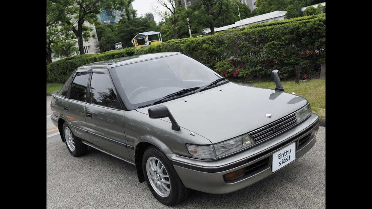 【Engine starts at 6:00〜】Cool Vintage 5dr Hatch back with fender mirror 89' TOYOTA CIELO For Sale!
