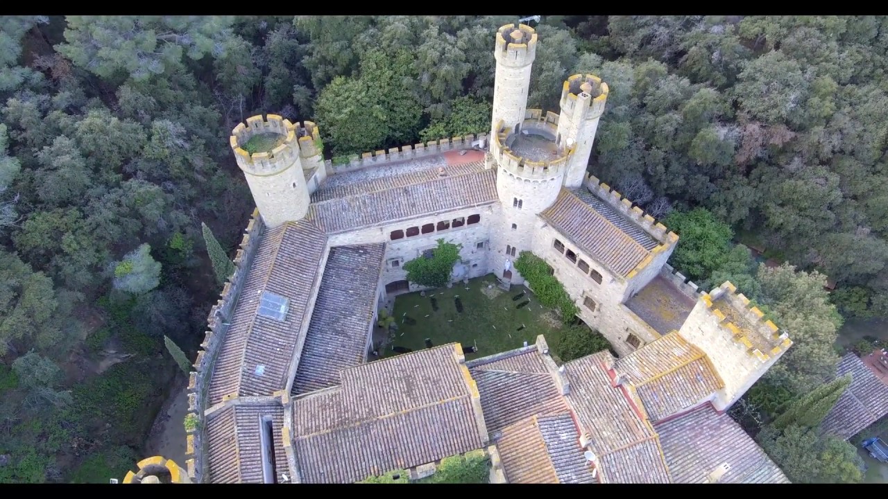 CASTILLO DE SANTA FLORENTINA/CREU DE CANET/CANET DE MAR/BARCELONA/MARESME/CATALUNYA DJI PHANTOM 4K