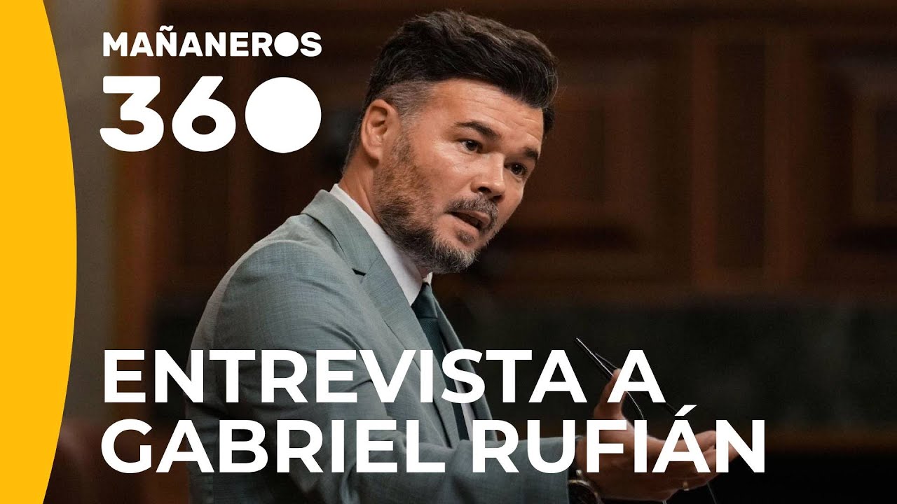 An&aacute;lisis de la actualidad con Gabriel Rufi&aacute;n | Ma&ntilde;aneros 360&ordm;