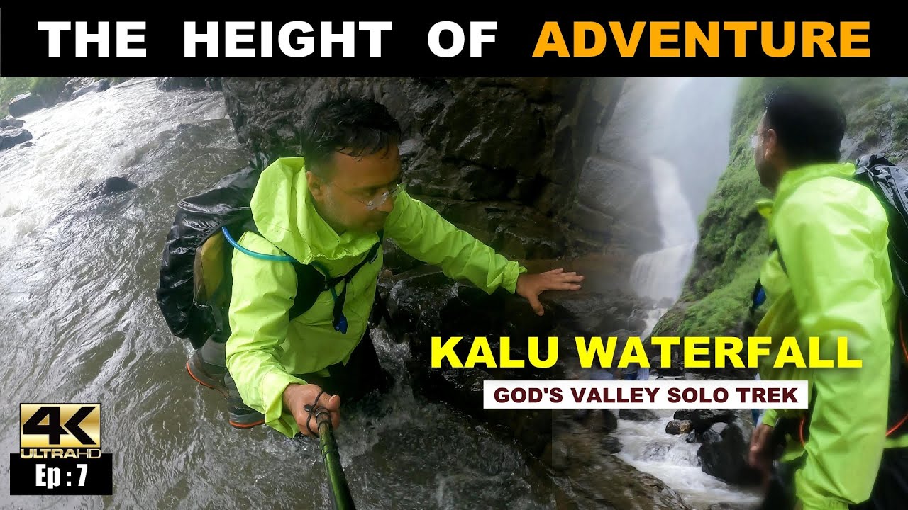 7️⃣ Kalu Waterfall Solo Trek is challenging in monsoon | God's Valley | Detailed trek information