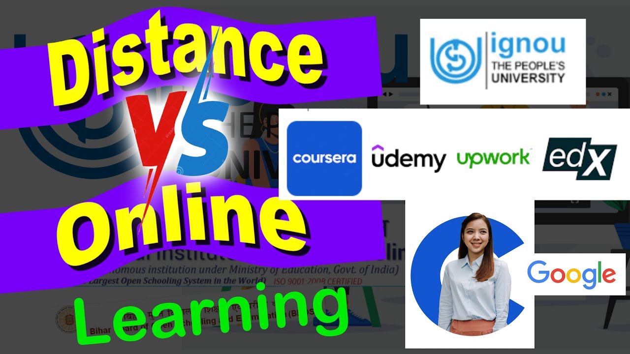Distance Education vs Online Learning | Which is best for professional course?