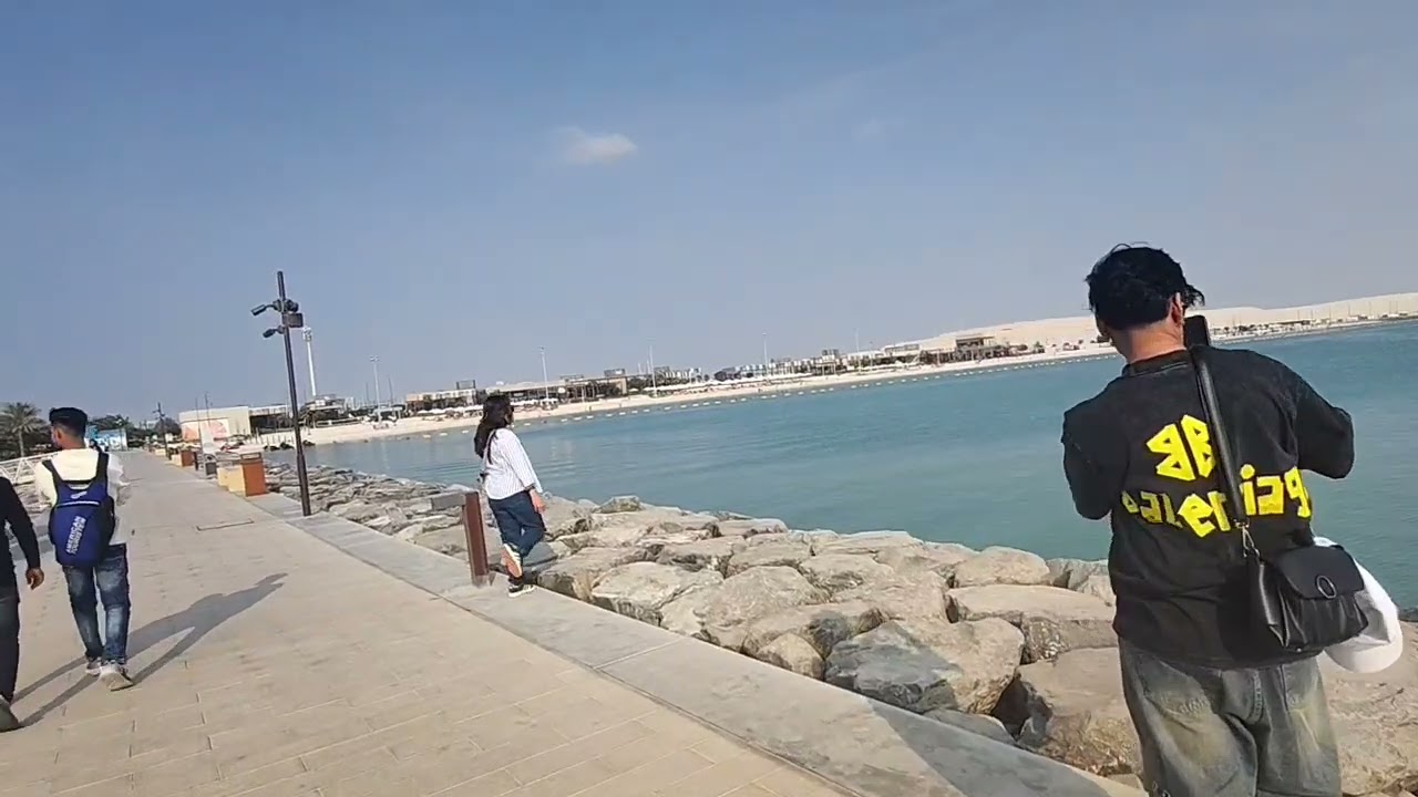 Marsana island beach 🏖️⛱️ Abu Dhabi UAE 🇦🇪🇦🇪