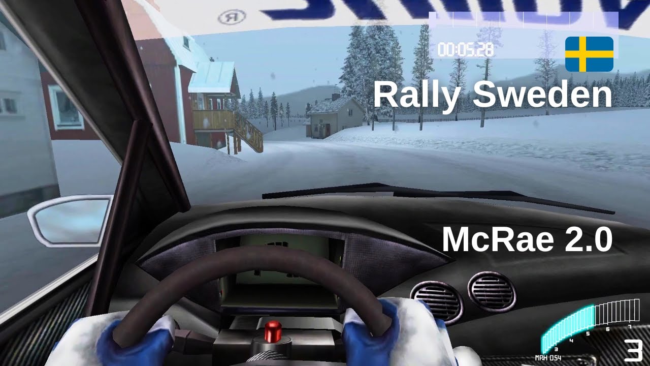 COLIN McRAE 2.0 RALLY SWEDEN PC KEYBOARD GAMEPLAY