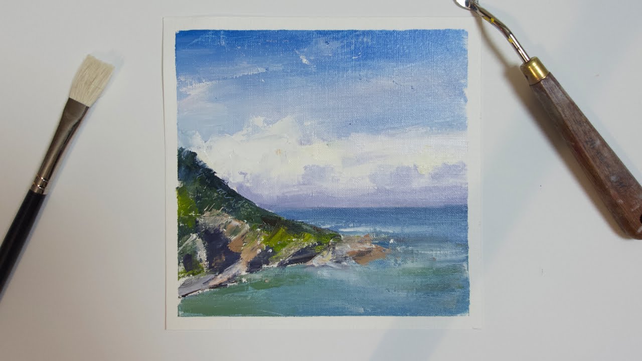 How to Paint a Beautiful Impressionist Seascape in Oils