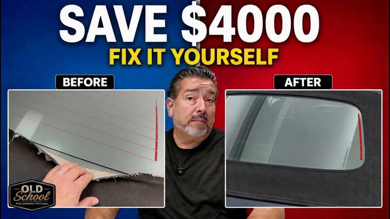 How to Repair Separated Convertible Glass Like a Pro!