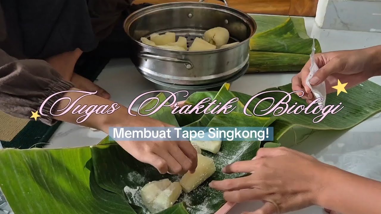TUTORIAL MEMBUAT TAPE SINGKONG SENDIRI
