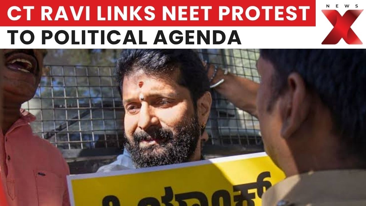 NewsX Exclusive: Karnataka BJP's CT Ravi Targets Congress Over NEET Protest Controversy