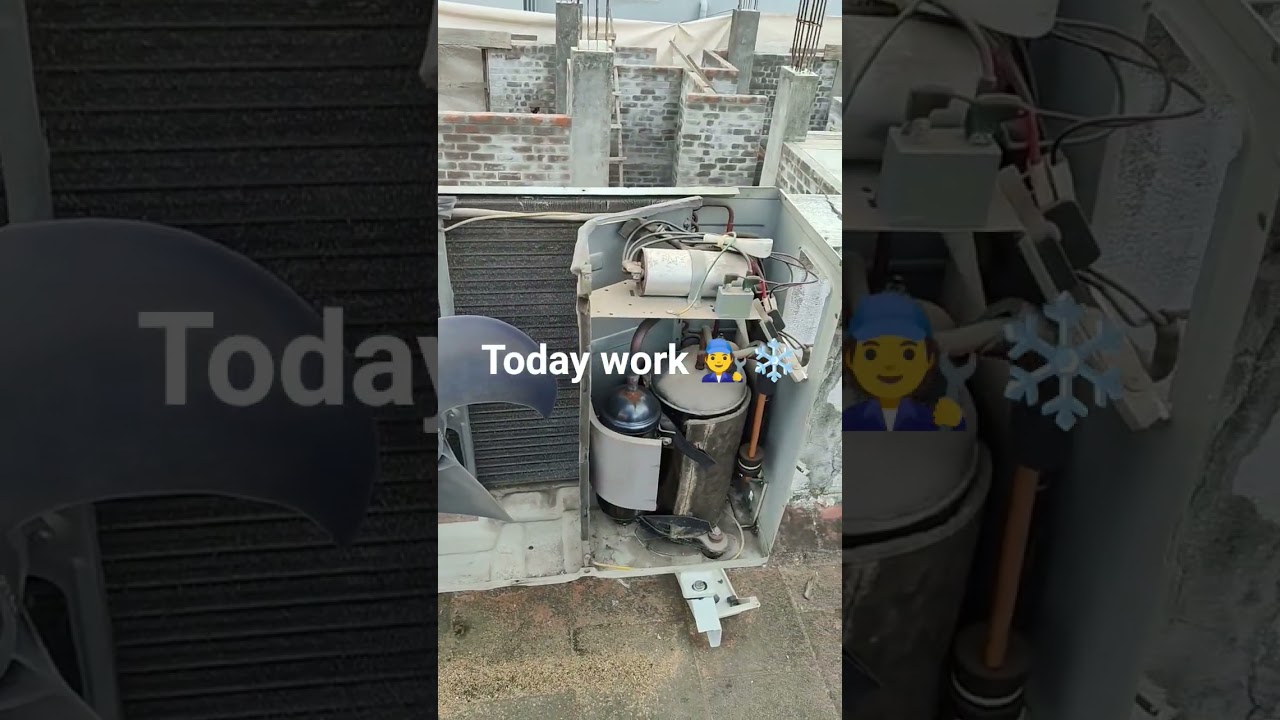 💨air condition #split AC service 🧑&zwj;🔧