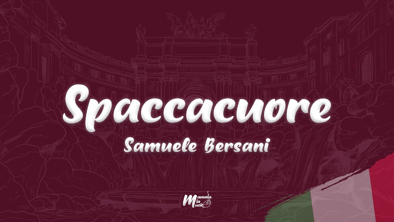 Samuele Bersani - Spaccacuore (Testo / Lyrics)