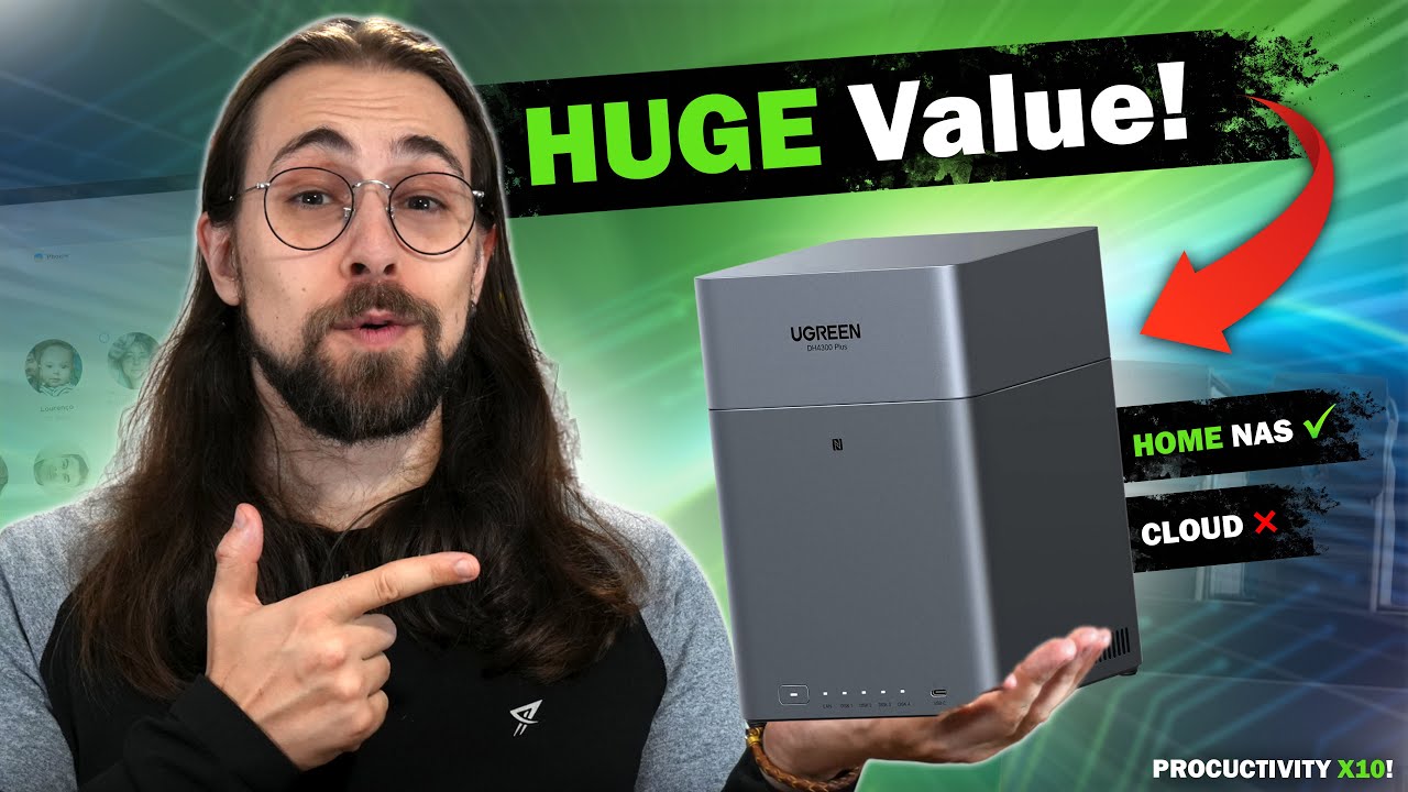 Этот NAS заставил меня отказаться от облачного хранилища! UGREEN NAS DH4300 PLUS — простой и дост...