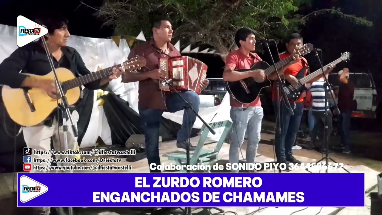 EL ZURDO ROMERO- ENGANCHADOS DE CHAMAMES-CUMPLE DE MARCELA PERALTA -Pje. Boquerón