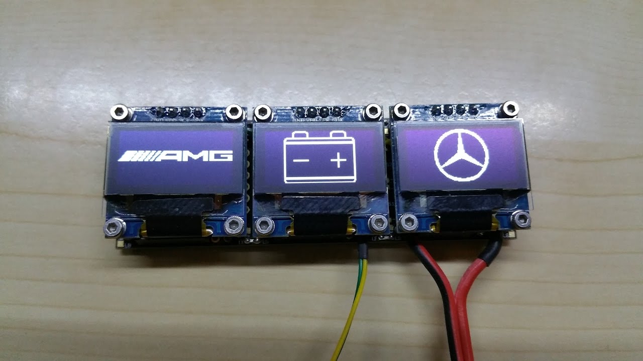 Custom Tripple OLEDiUNO Car Gauge