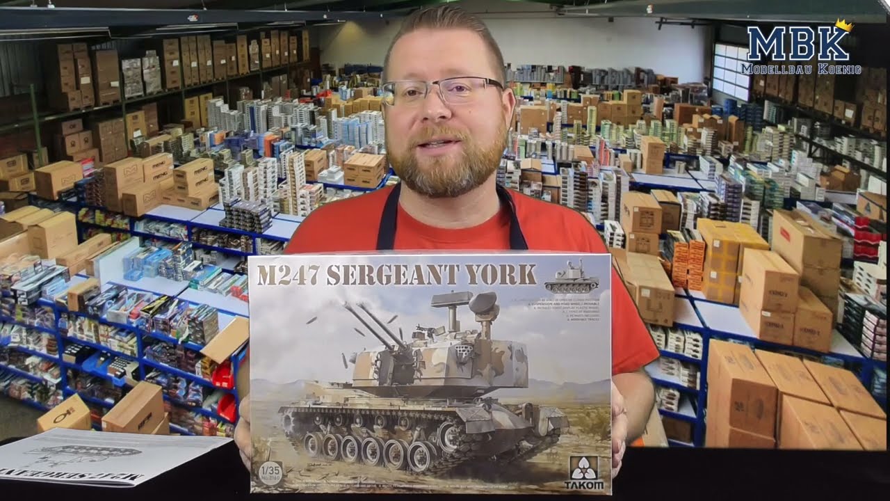 MBK packt aus #697 - 1:35 M247 Sergeant York (Takom 2160)