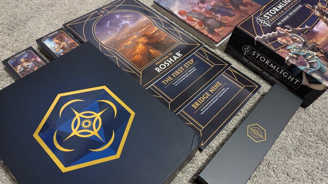 Brotherwise Cosmere RPG Stormlight Archive Unboxing and First Look