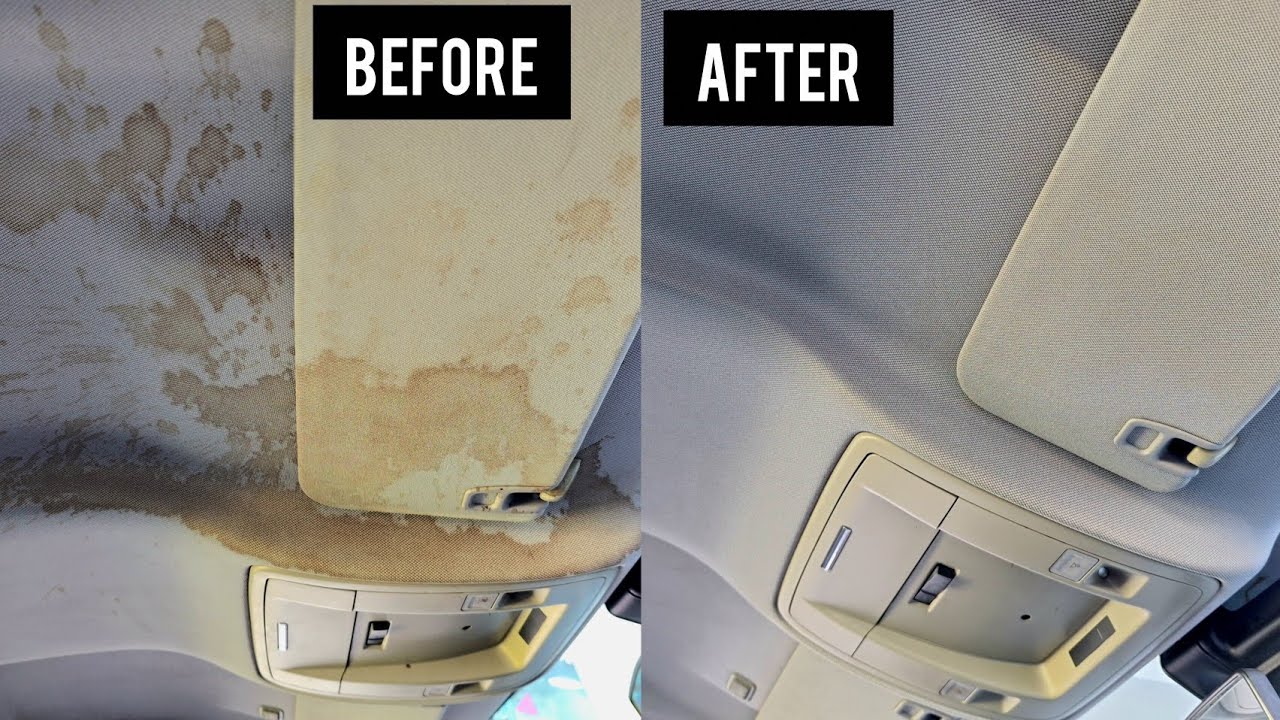 How to Deep Clean Your Car Headliner (Stain Removal)