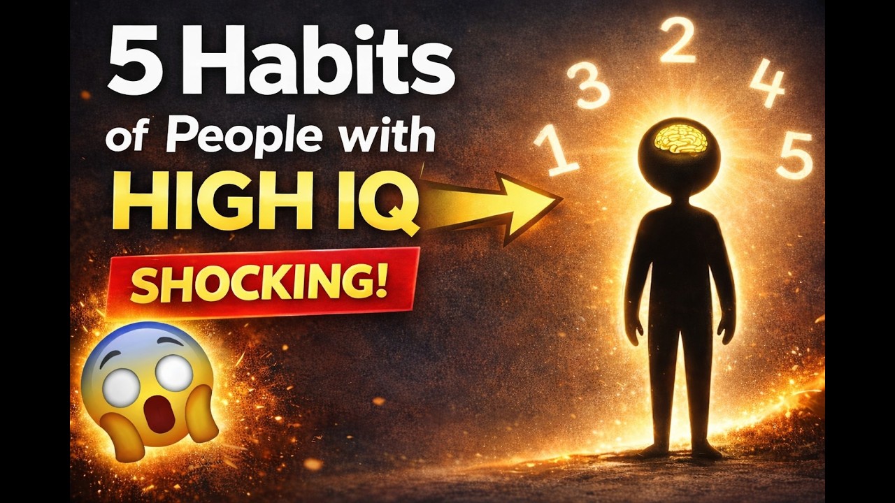 5 Habits of People with High IQ — Secrets of Geniuses and Intelligent People