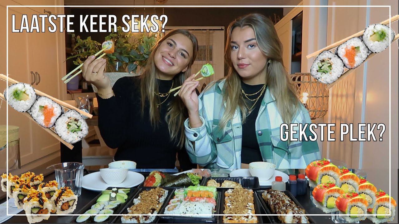 Mega SUSHI Mukbang + JUICY Q&A Met Isabelle | Sara Verwoerd