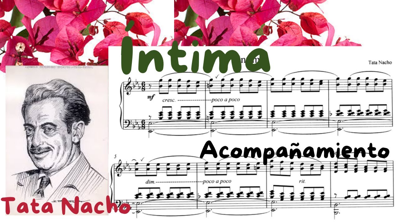 &Iacute;ntima (acompa&ntilde;amiento de piano)- Tata Nacho