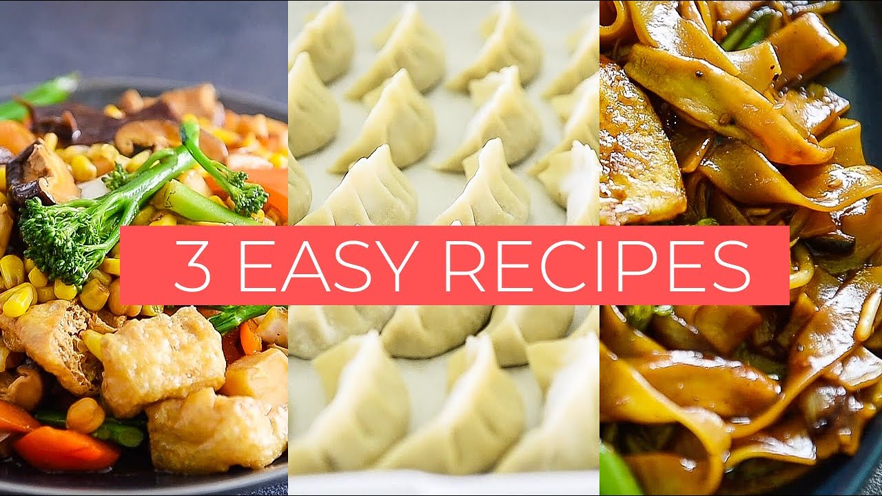 3 Easy plantbased Recipes perfect for LUNAR CHINESE NEW YEAR!