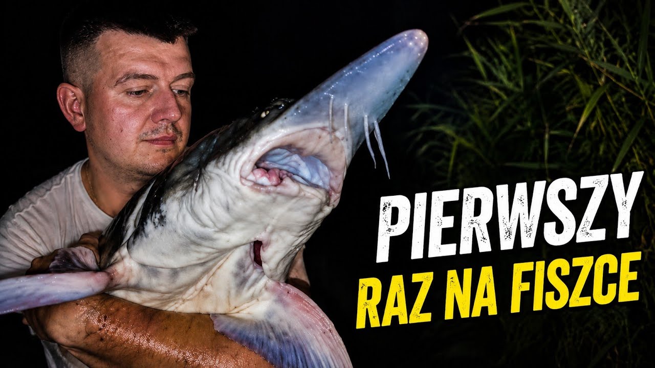 Pierwsze wędkowanie na łowisku Fiszka🔝🎥 złowiłem Bieługę i obserwowałem stada karpi i innych ryb !