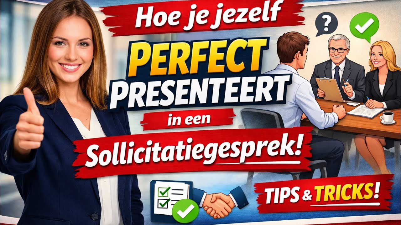 Hoe je jezelf perfect presenteert in een sollicitatiegesprek/ Job Interview