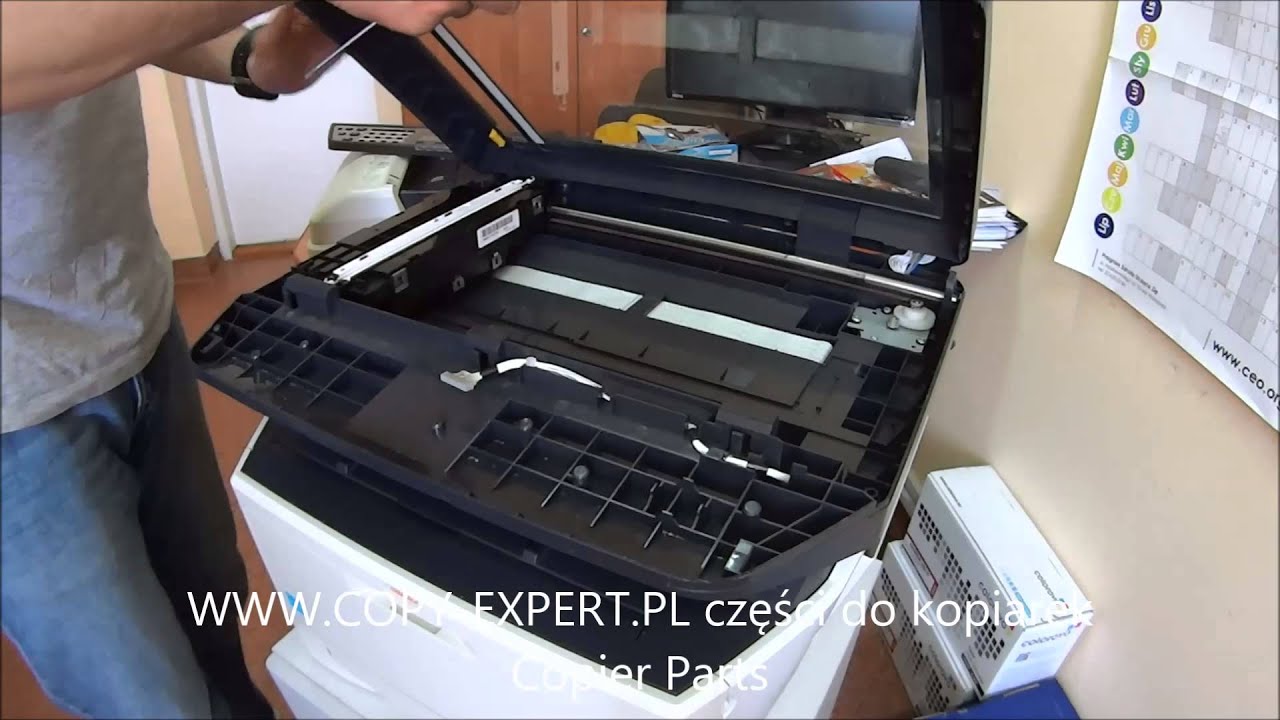 KYOCERA MITA FS 1028 1128 How to remove glass