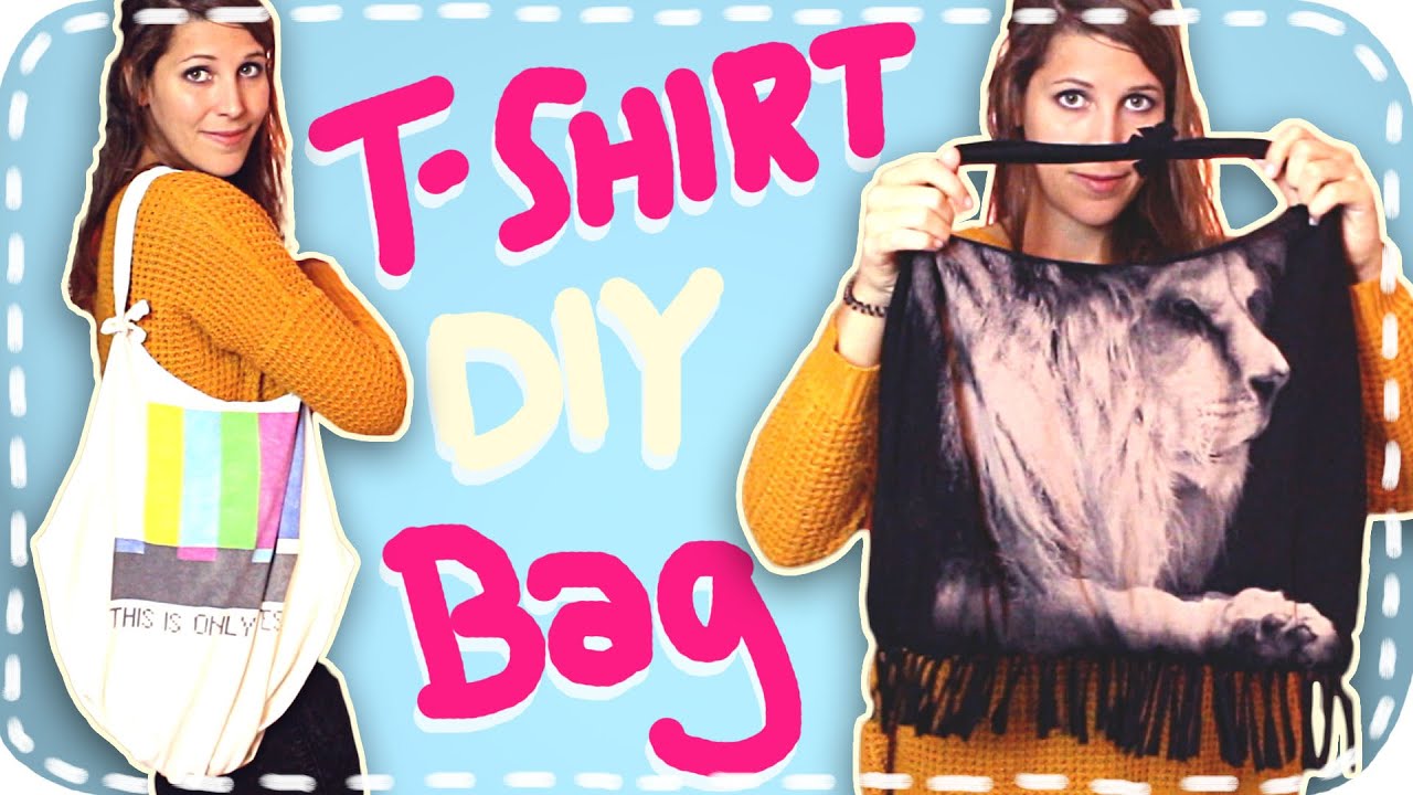 DIY-Jutebeutel aus T-Shirts | 2 Arten | Upcycling-Bag ohne Nähen