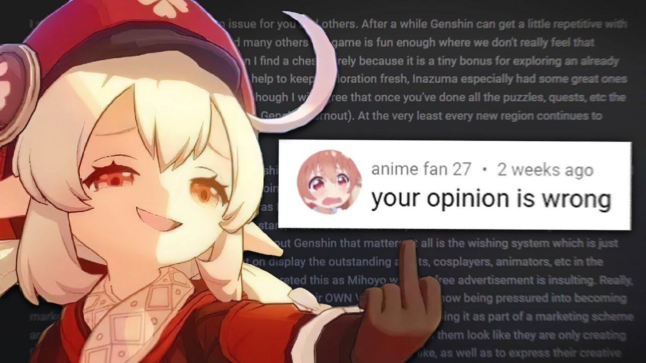 Genshin Impact comments that make me feel insane