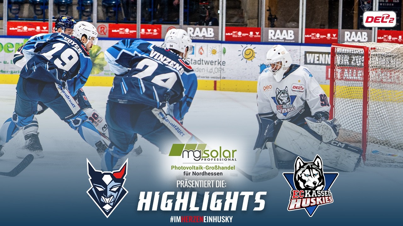 Highlights: 42. Saisonspiel - Blue Devils Weiden vs. Kassel Huskies