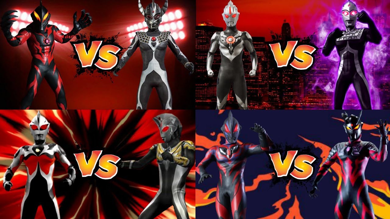 BELIAL VS EVIL TARO, DARK ORB VS EVIL SEVEN, EVIL COSMOS VS MAX DARK, DARK GEED VS ZERO DARKNESS
