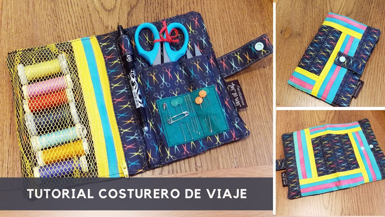 Costurero viaje fácil y súper práctico | Tutorial paso a paso DIY