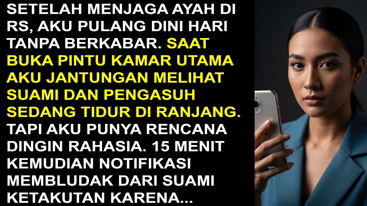 SAAT PULANG JAGA AYAH DI RS AKU MELIHAT SUAMI TIDUR DENGAN PENGASUH DI KASURKU - KUBALAS DENGAN...
