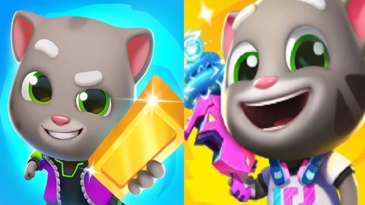 TALKING TOM GOLD RUN 2 VS  TOM CAT BIG ADVENTURE GAMEPLAY 2021