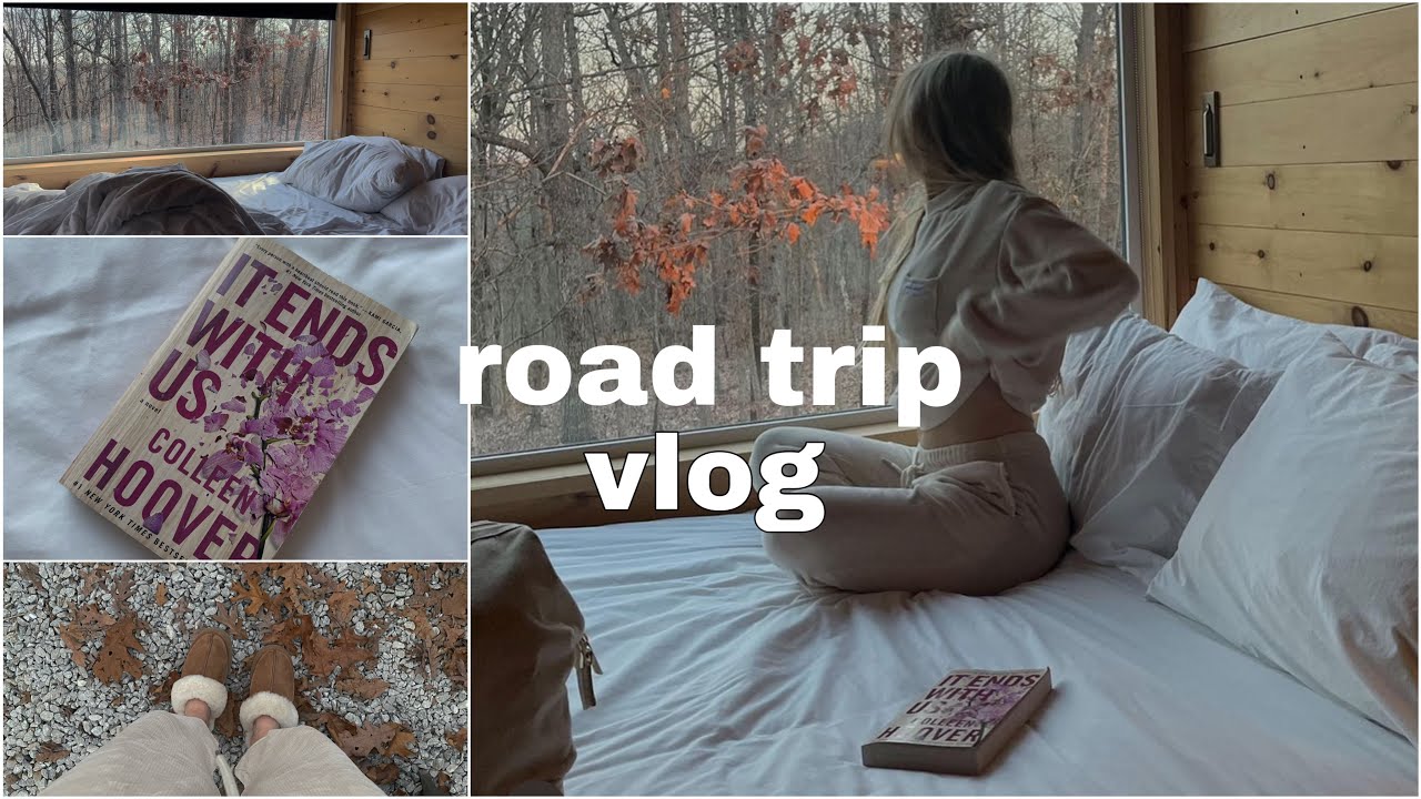 weekend getaway vlog | pack with me, cozy cabin tour, making dinner, etc. 🍂