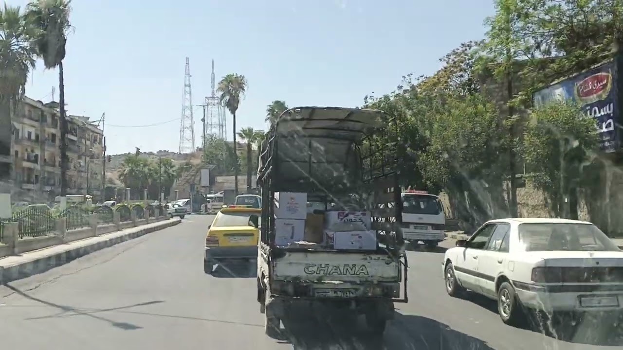 جولة بالسيارة من حي بستان القصر الى حي الجميلية 