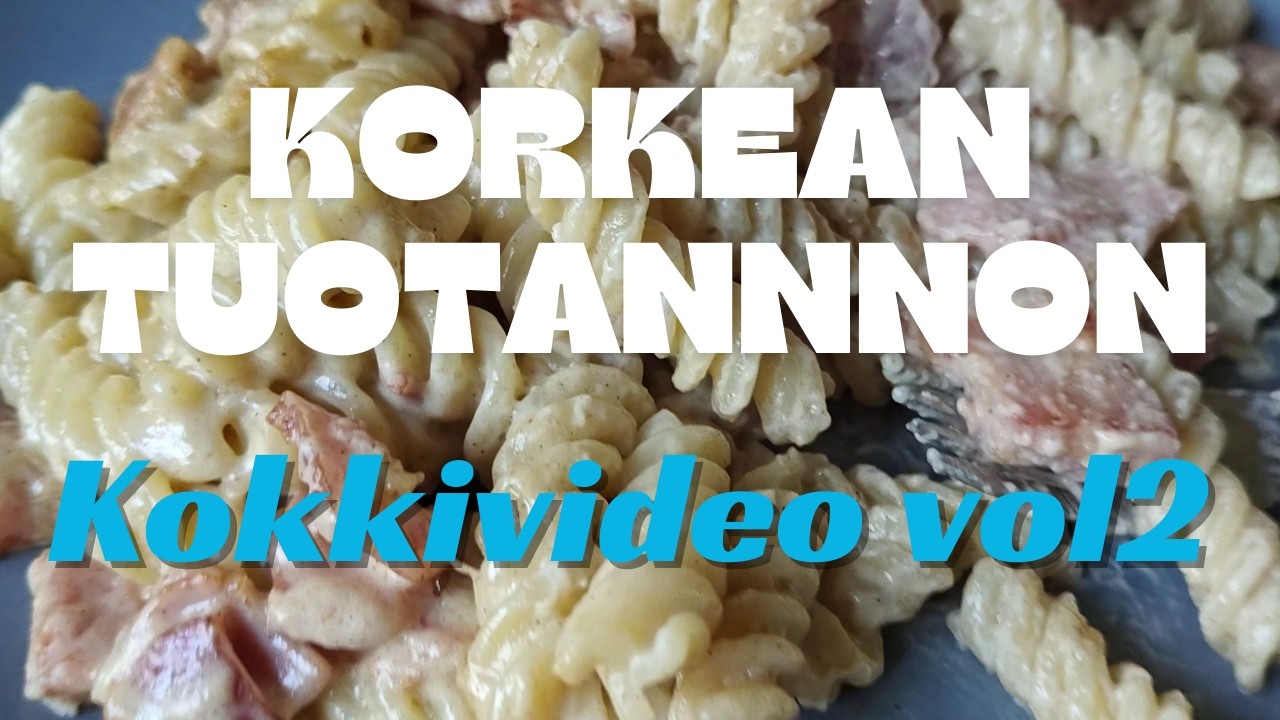 Pekonipasta - Kokkivideo 02