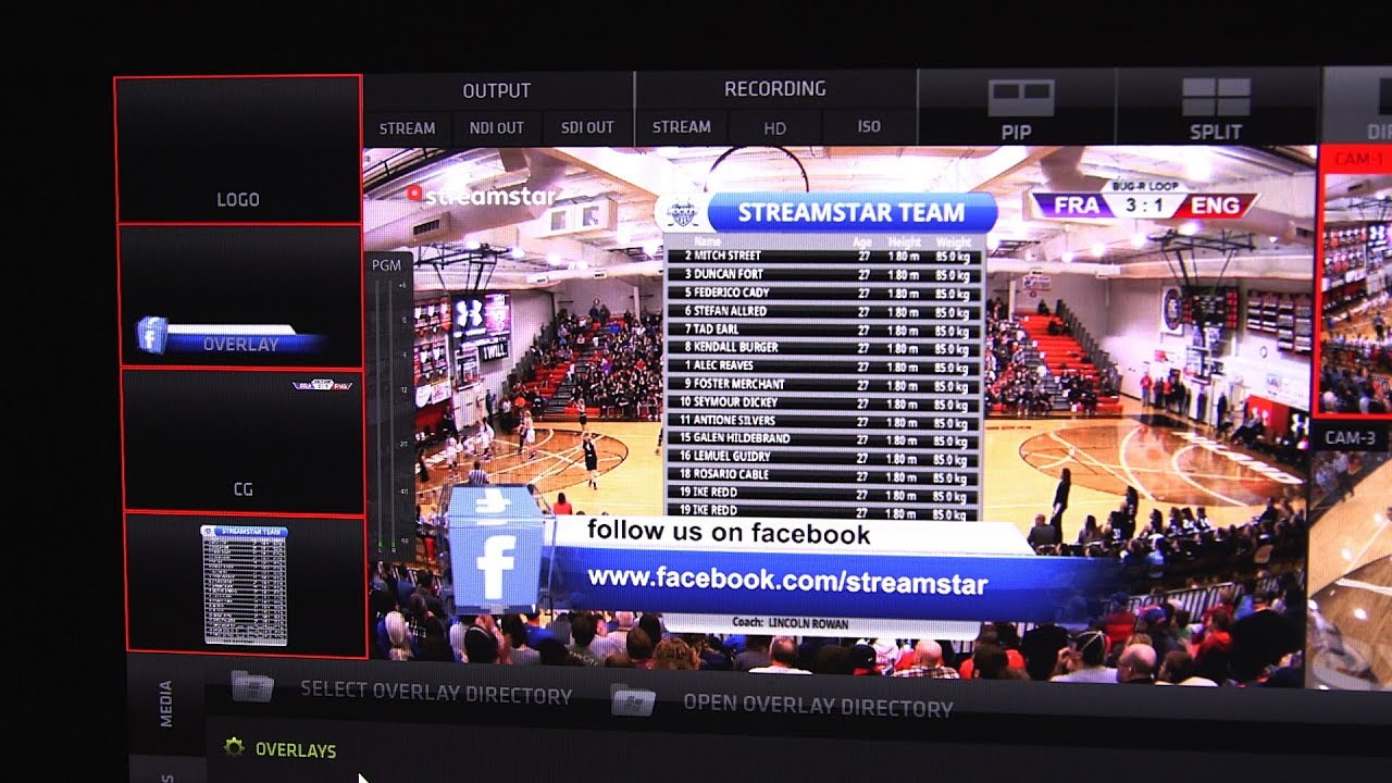 Streamstar Graphics Layers overview