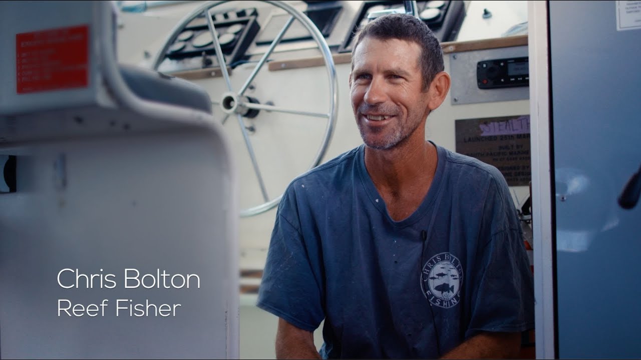 Hear from local Reef Line fisher, Chris Bolton, on his incredible journey to sustainability.