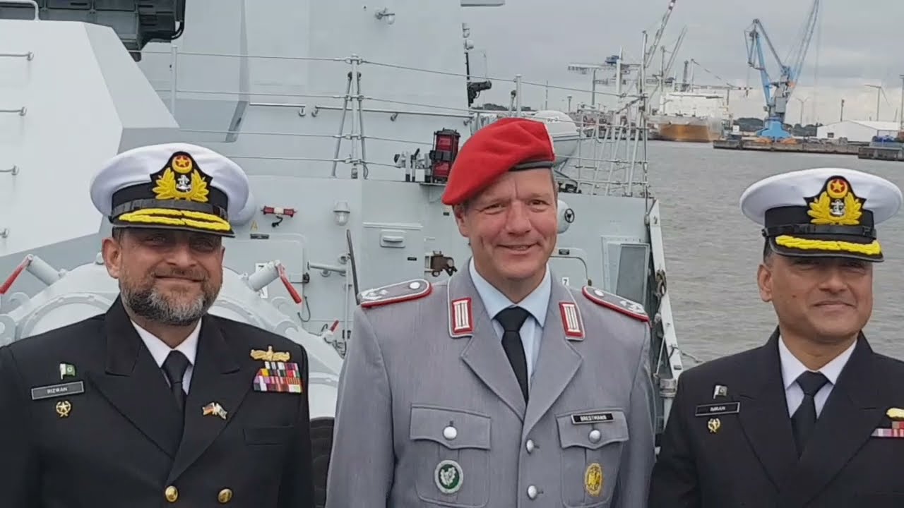 Pakistan Navy Ship PNS Zulfiqar  First Time At German Port