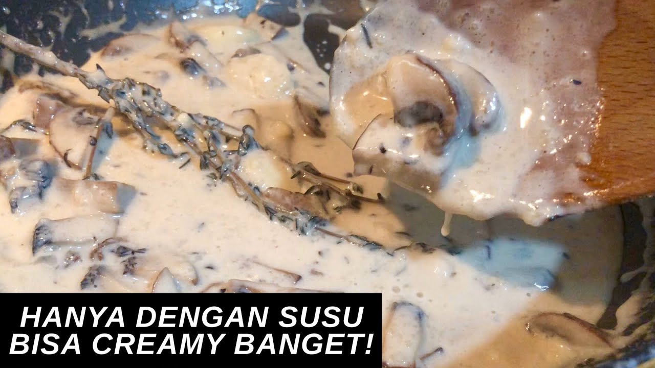 The Best CREAMY MUSHROOM SAUCE Parah Enaknya!