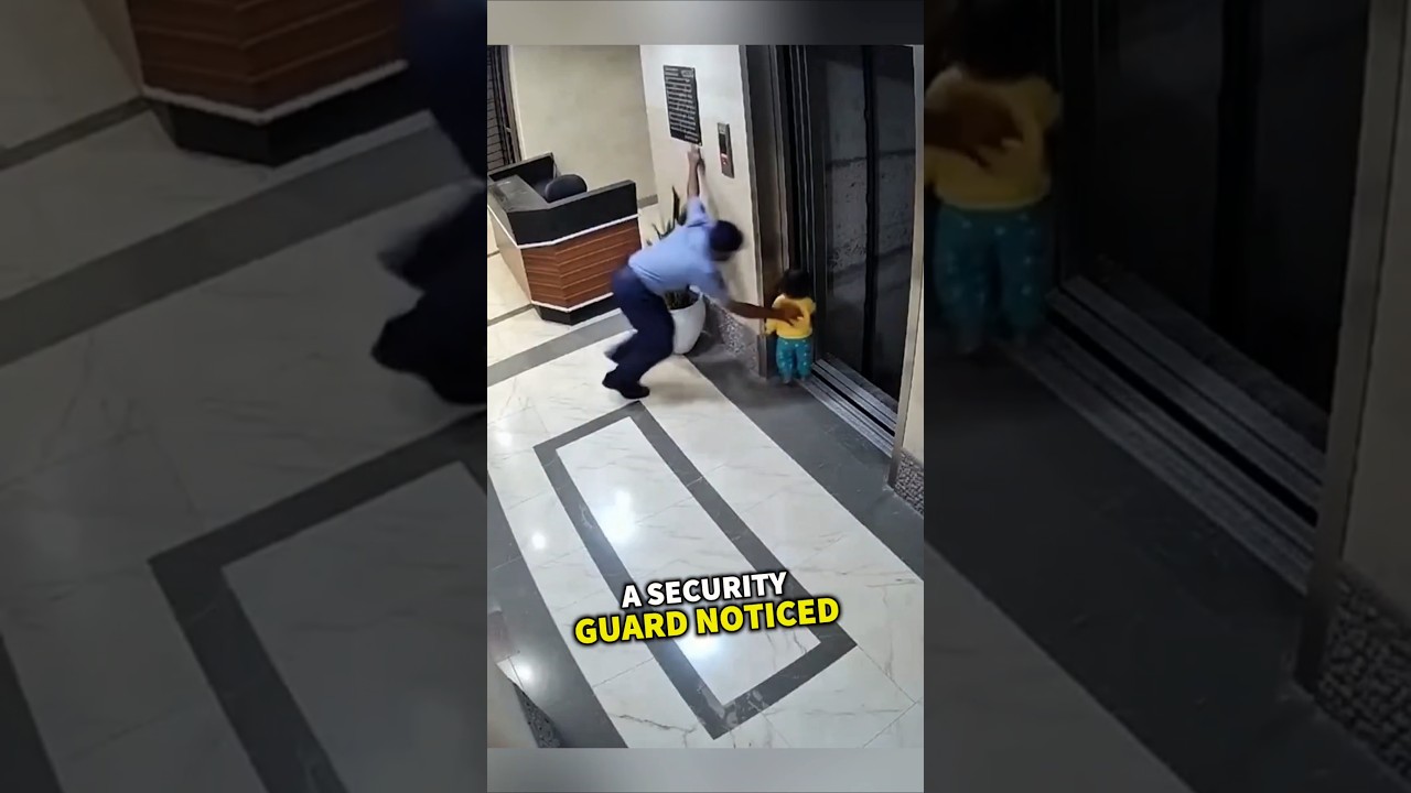 This security guard reacted in seconds to save a toddler